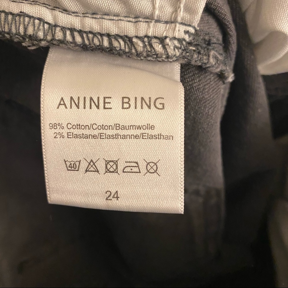 Anine Bing Black Distressed Skinny Jeans - Picture 8 of 8
